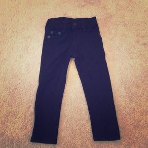 True Religion Black jeggings. Size 3